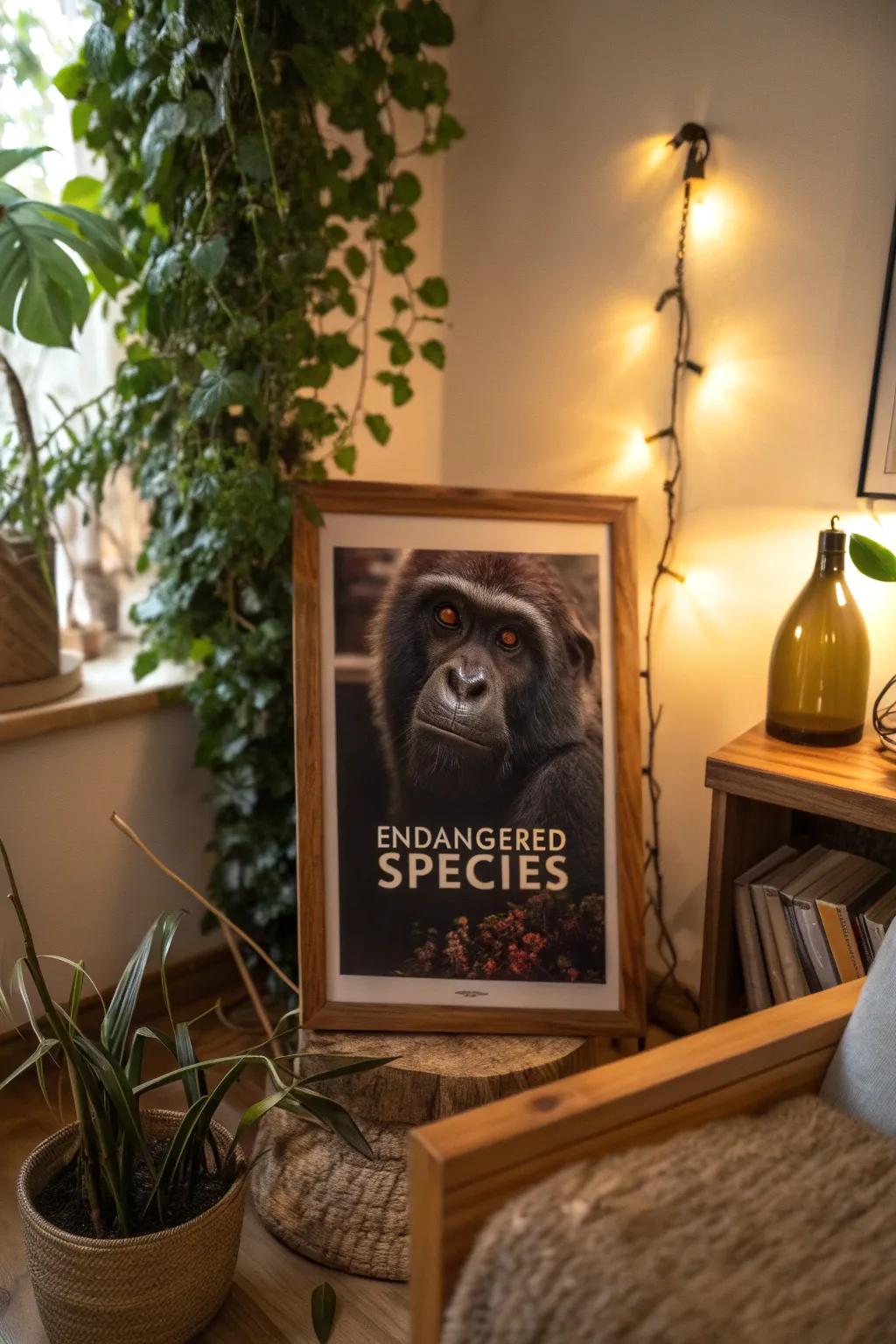 Make a difference with endangered species posters that inspire change.
