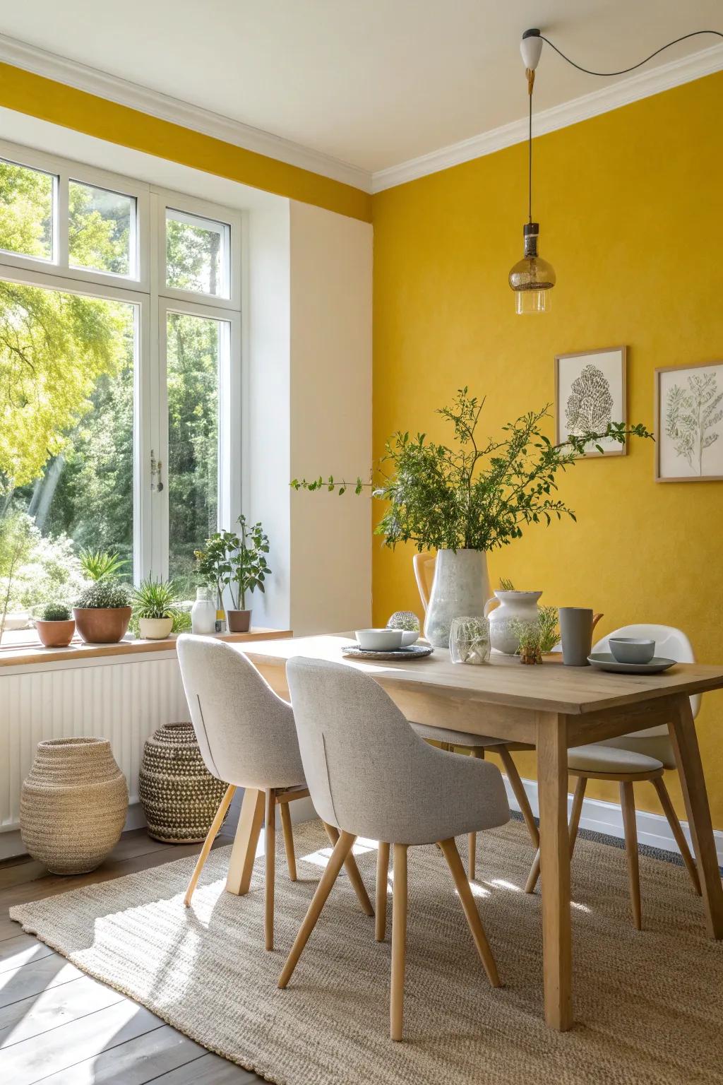 Make a bold statement with an accent wall that draws the eye.