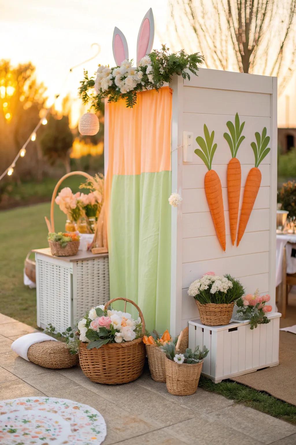 Make memories with an Easter photo booth filled with playful props that ensure smiles all around.