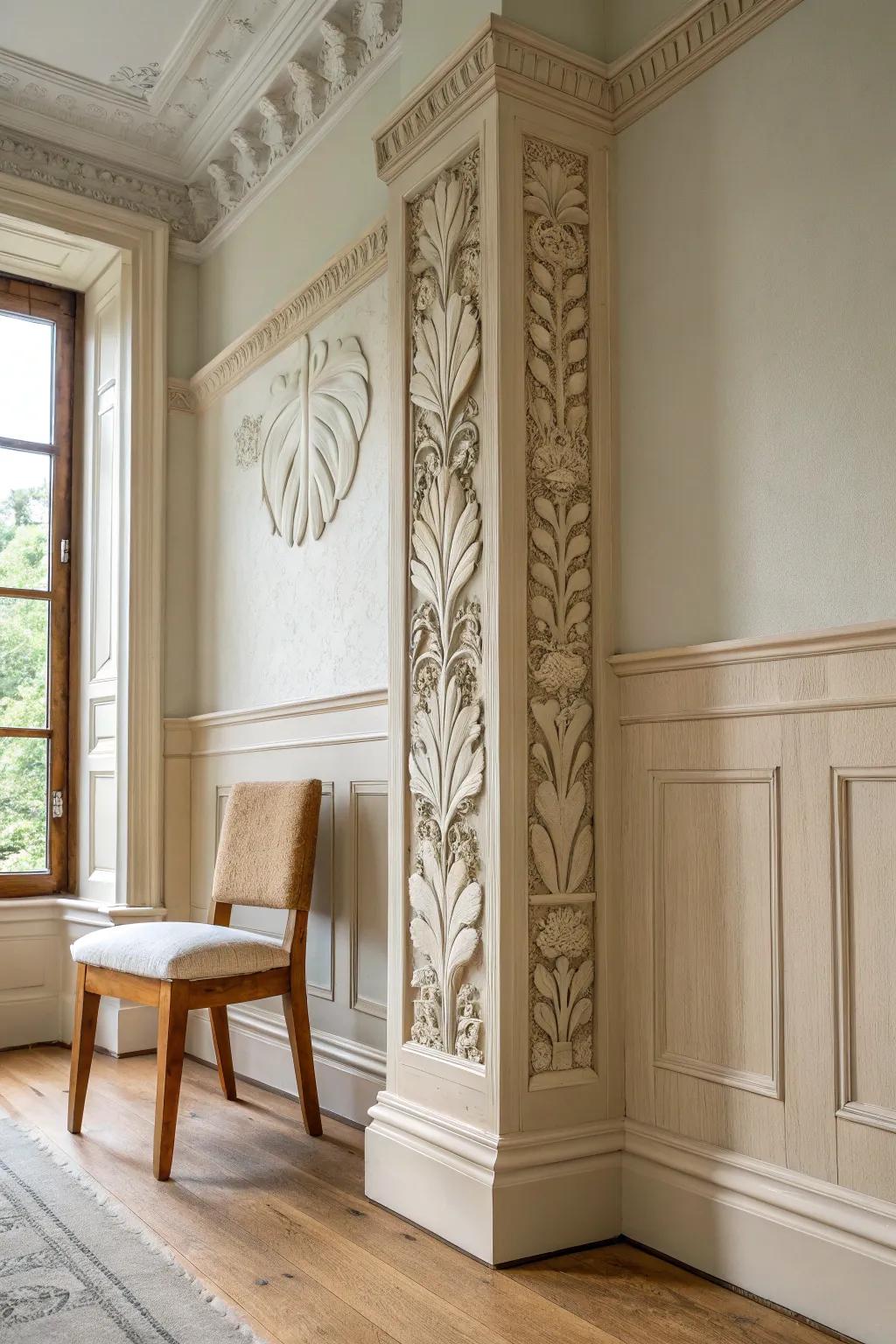 Explore the beauty of notched moldings that add a sophisticated and custom touch to your interiors.