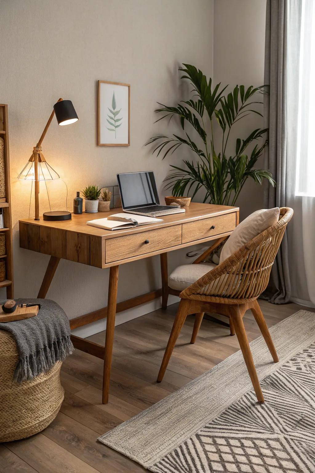 Bring nature into your space with textures that add warmth and character.