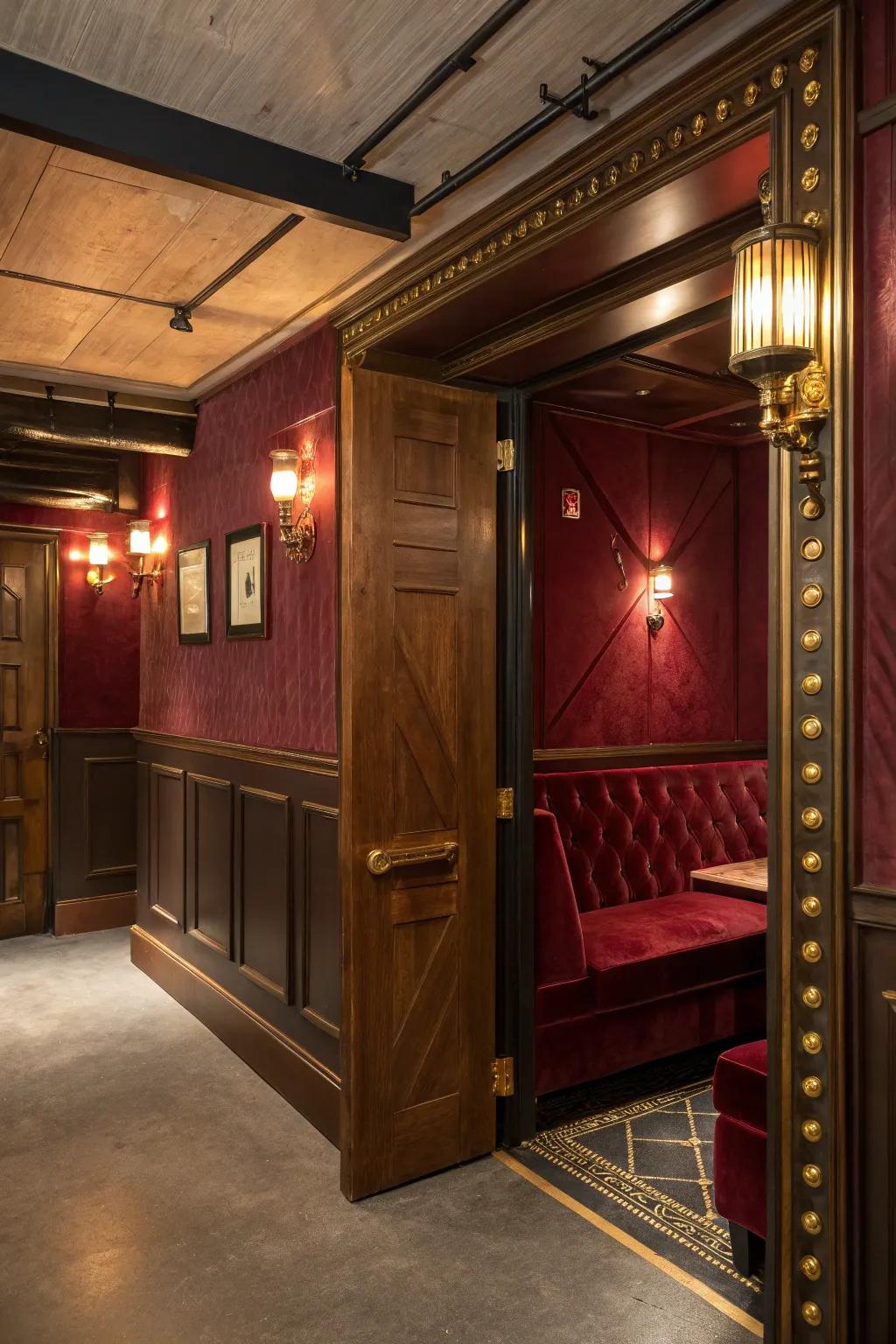 Sip in secrecy with a speakeasy tucked behind your walls. 🍸 #SecretBar #HiddenLuxury
