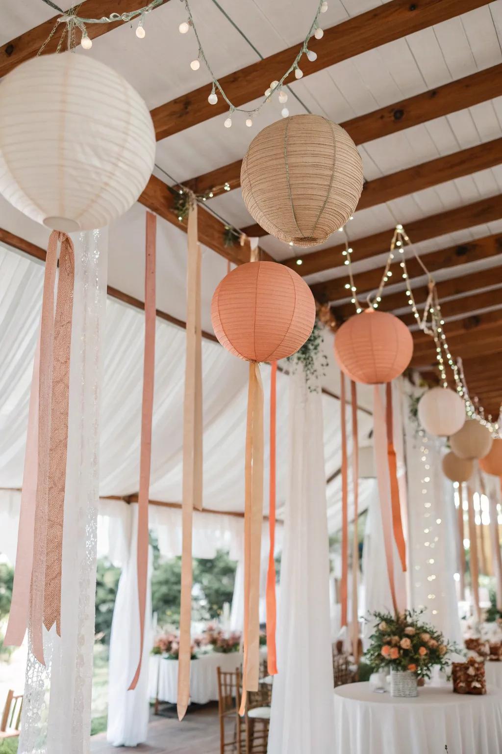 Transform your space with whimsical hanging installations that captivate the imagination.