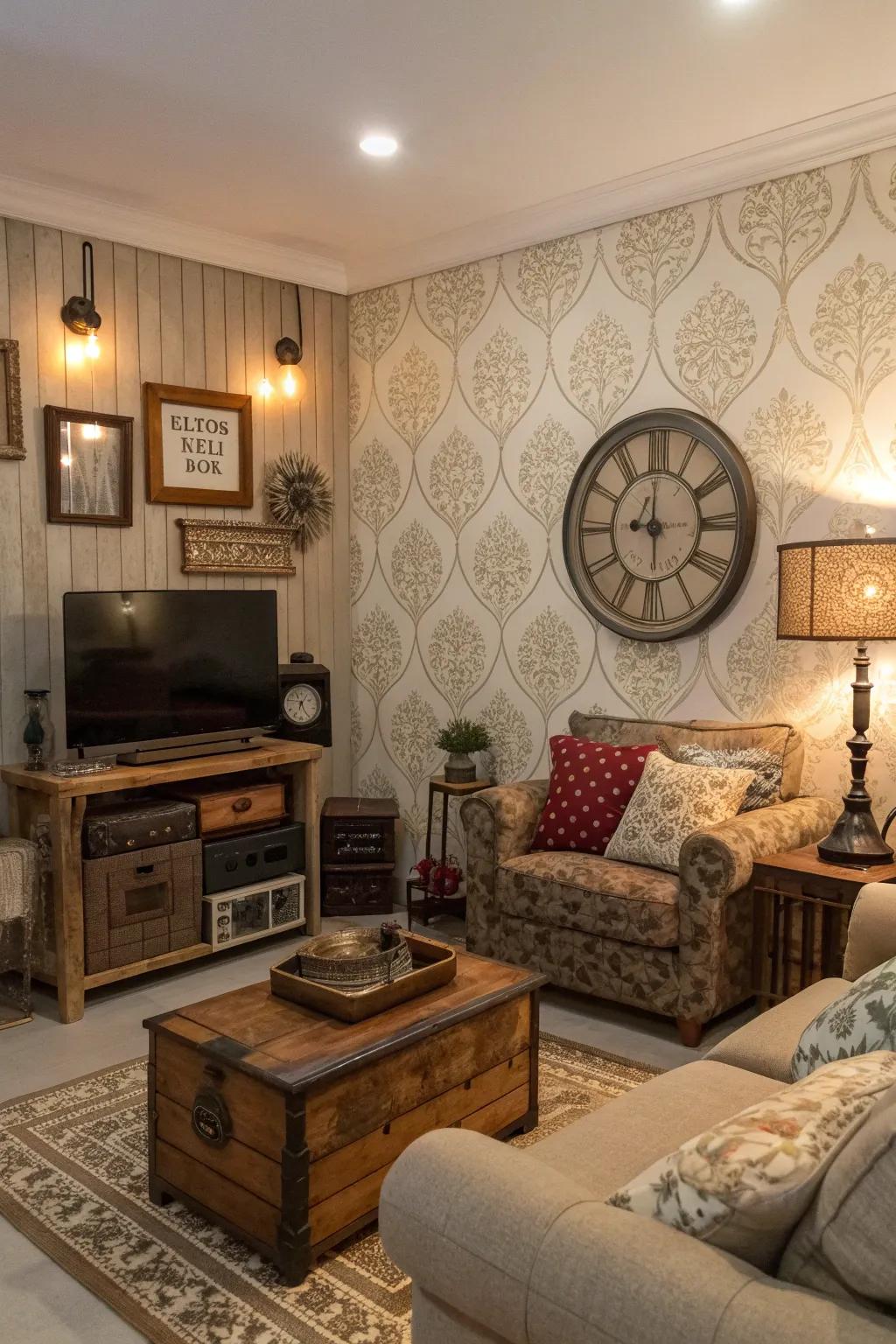 Add timeless charm and character with vintage-inspired wall wraps.