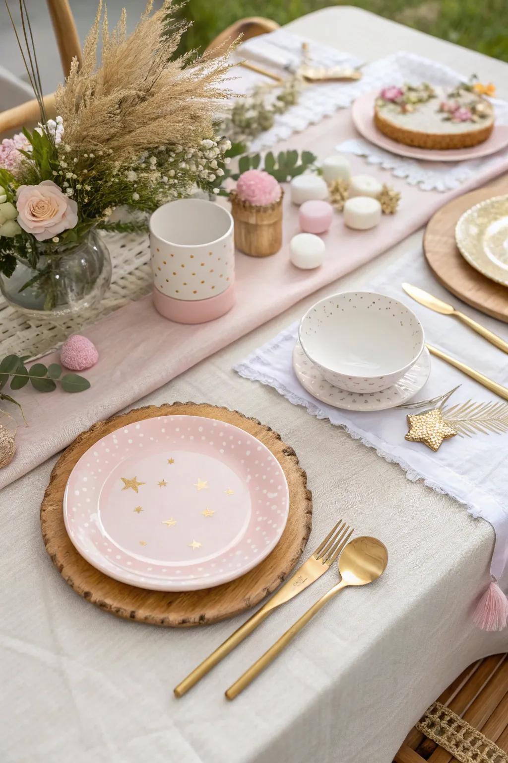 Elevate your table setting with themed tableware that effortlessly ties your decor together.