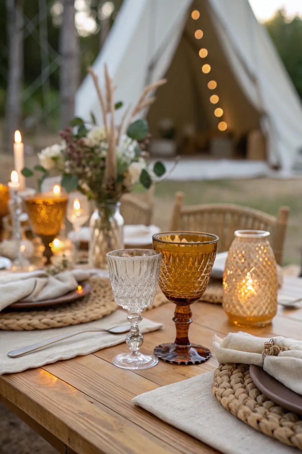 Elevate your drink presentation with elegant vintage glassware.