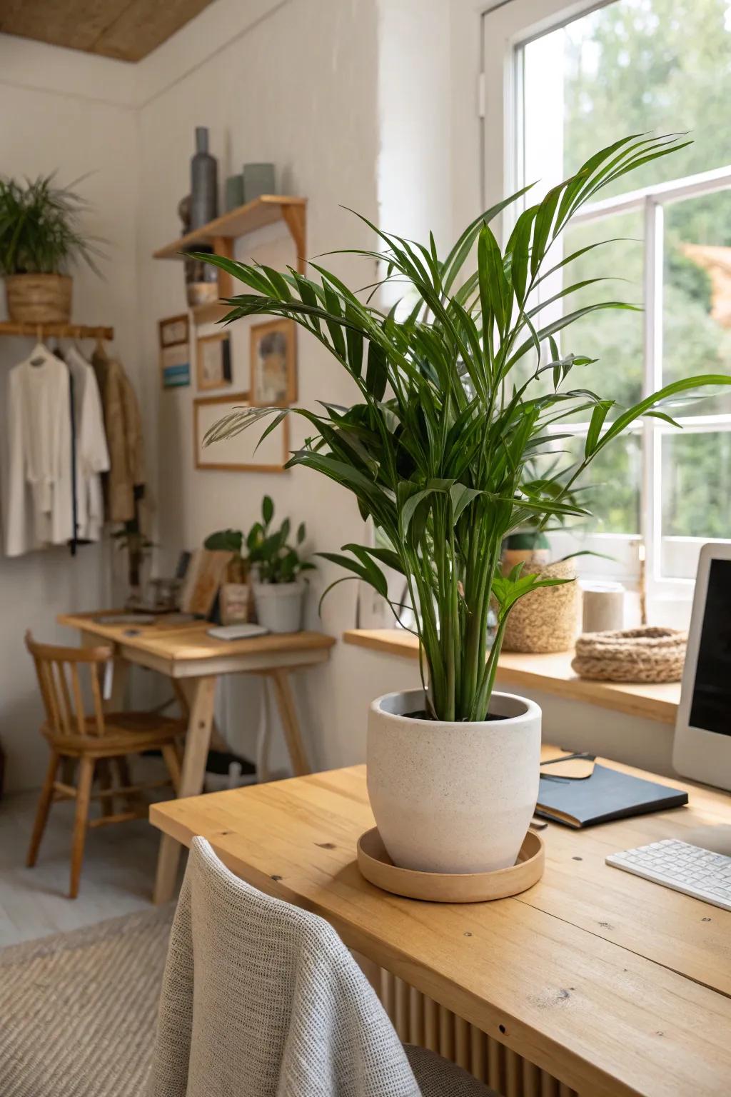 Bring nature inside with lush greenery. 🌿 #IndoorPlants #GreenOffice