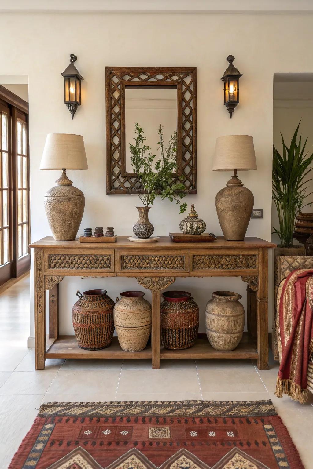 Achieve harmony in your home with symmetrical decor arrangements that delight the eye.