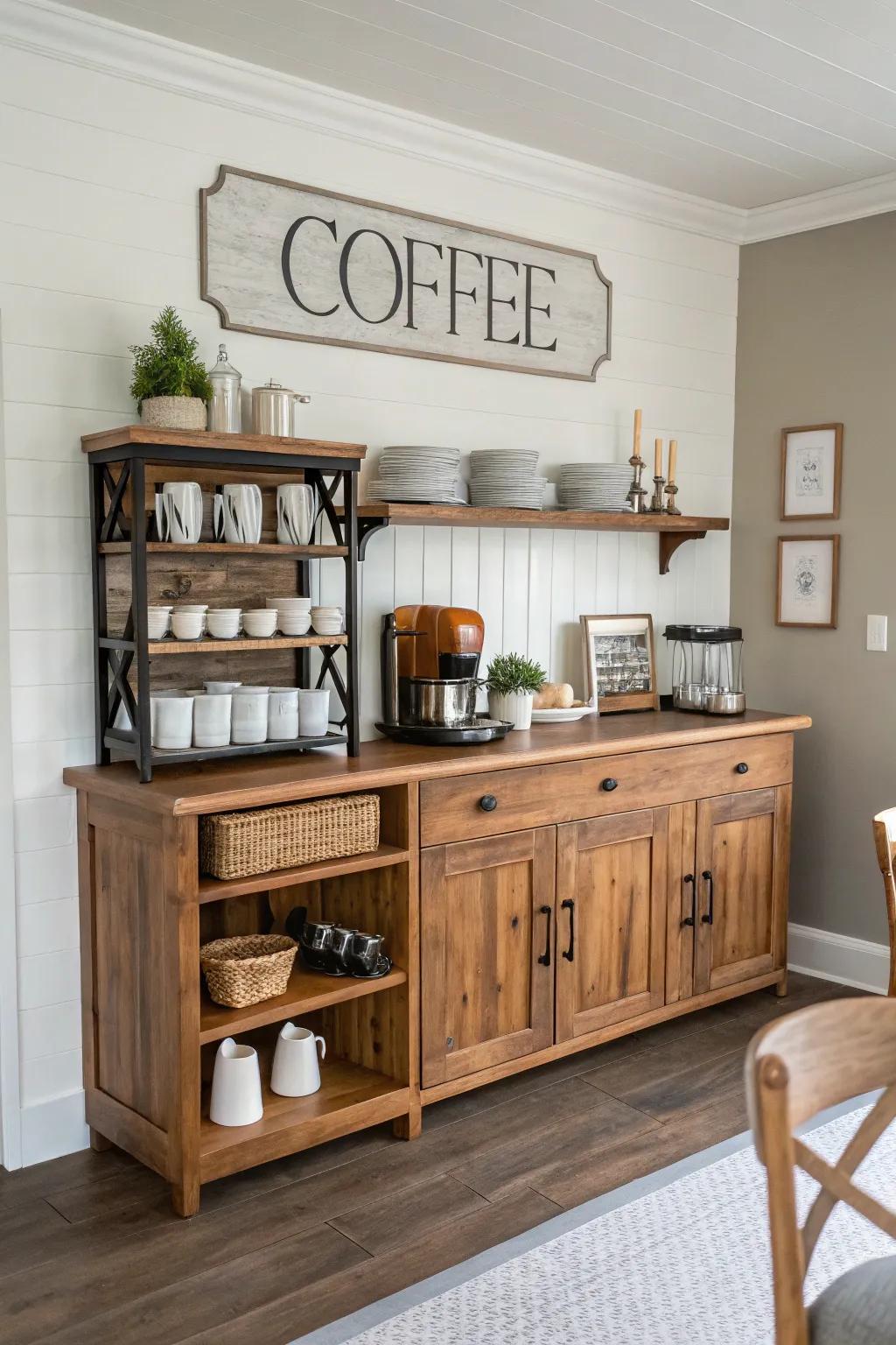 Make your coffee bar uniquely yours with personalized touches. 🖋️ #PersonalTouch #CustomDesign
