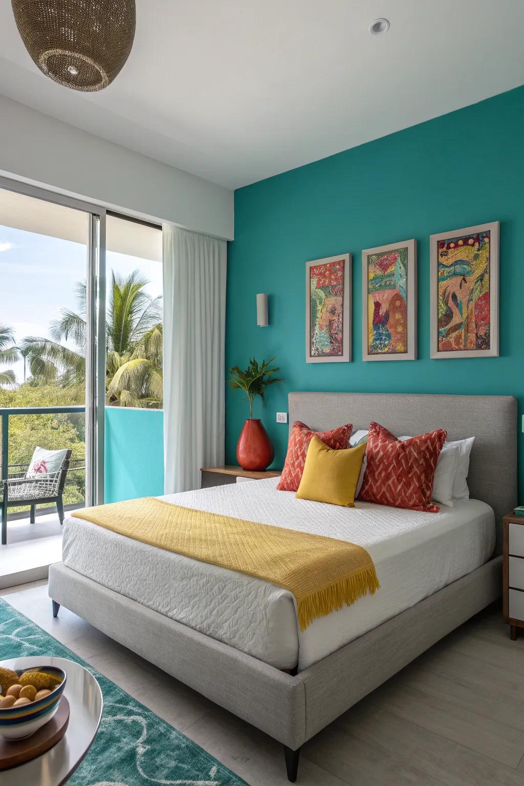 Make a bold statement with an accent wall that transforms your space. #AccentWall #BoldDesign