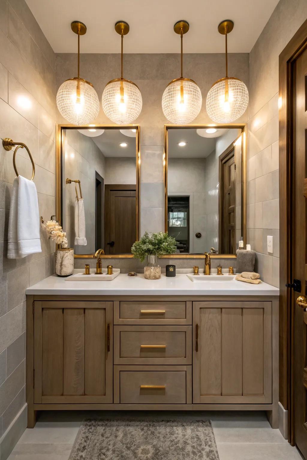 Layered lighting creates a warm, inviting atmosphere 🌟 #LightingDesign #HomeInspo