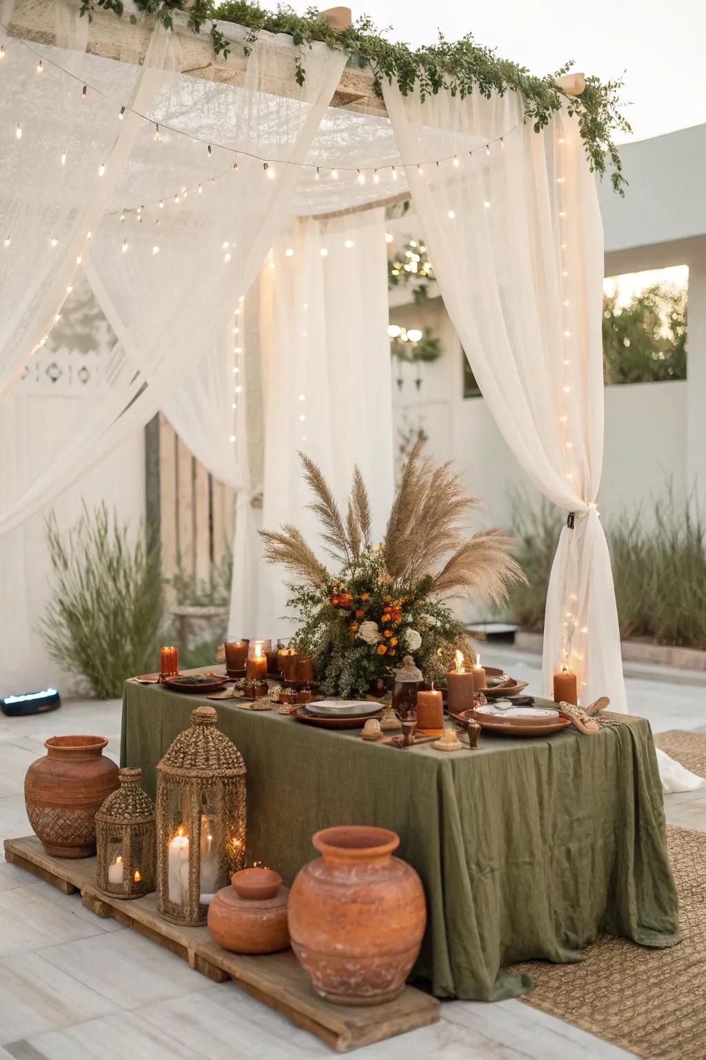 Let your style shine with themed decor that brings your vision to life. 🎨 #ThemedDecor #BohoChic