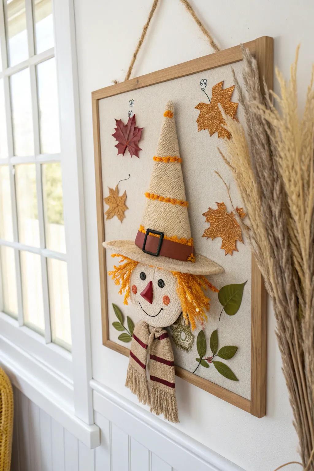 A festive hat adds a splash of fun and character to your scarecrow display. 🎩 #FestiveFashion #AutumnStyle