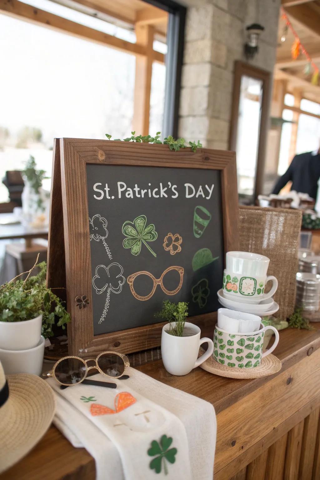 Get camera-ready with creative chalkboard photo booth props! 📸✨ #PartyProps #CreativeFun