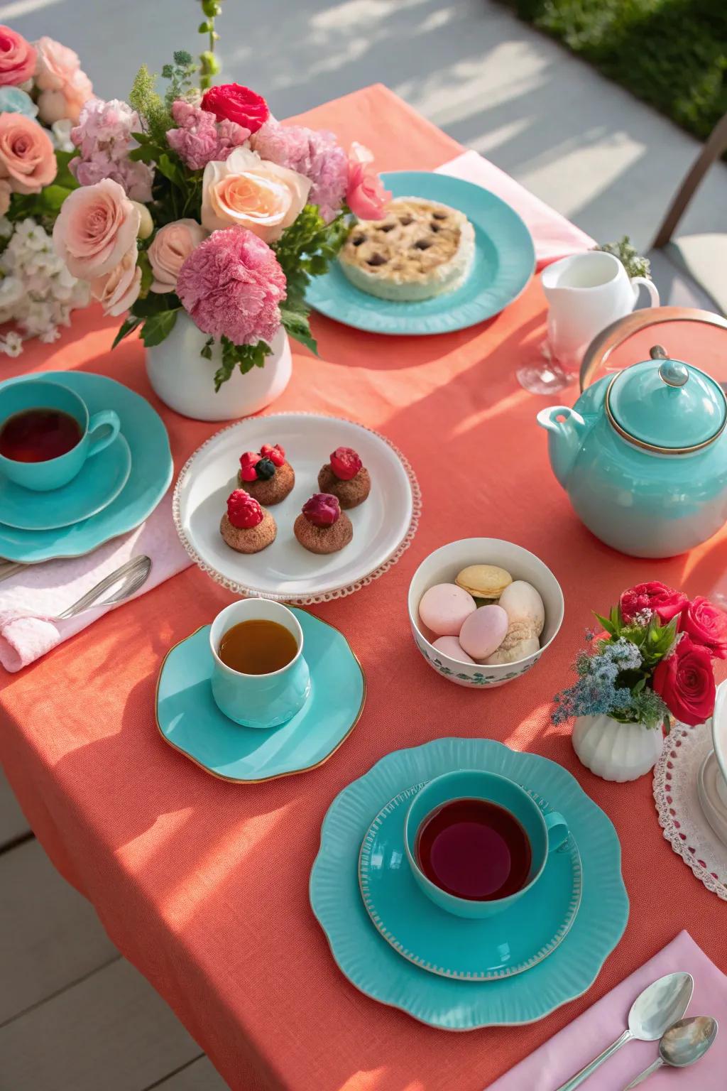 Indulge mom with a charming high tea experience, complete with elegant teas and delicious treats. #HighTea #ElegantMoments