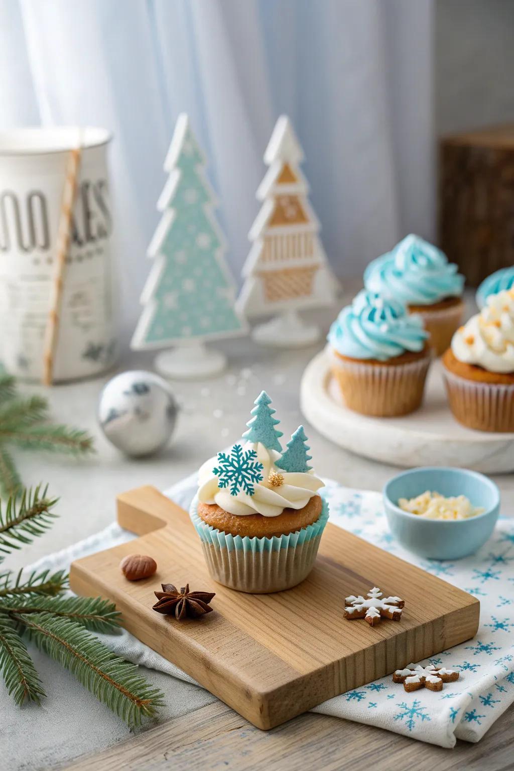 Show off your creativity in a winter-themed cupcake decorating contest.