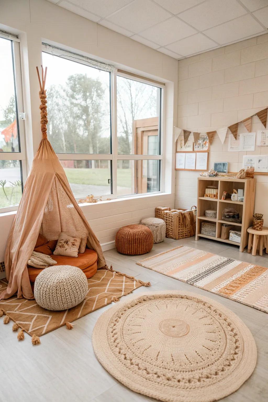 Flexible learning zones empower students and enhance classroom flow.