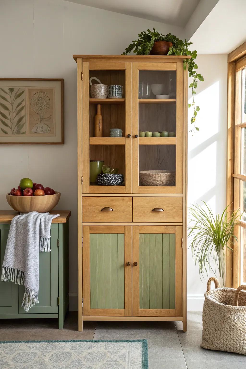 Customize your storage with a modular pantry cabinet tailored to your needs. #ModularDesign #CustomStorage