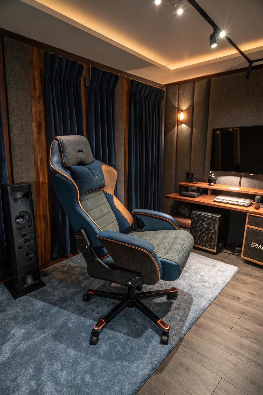 Immerse yourself in the game world with a soundproofed space that’s all your own.