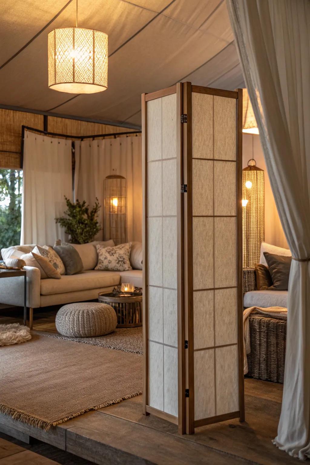 Divide and conquer noise with room dividers that offer flexible and fashionable solutions.