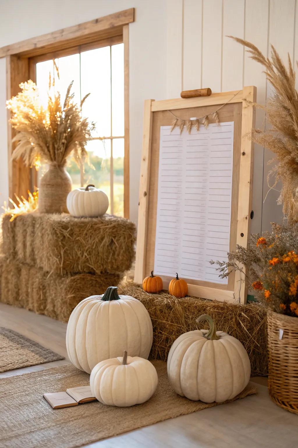 Sculpted elements bring your scarecrow bulletin board to life with depth and texture. 🎃 #3DCreativity #FallFun