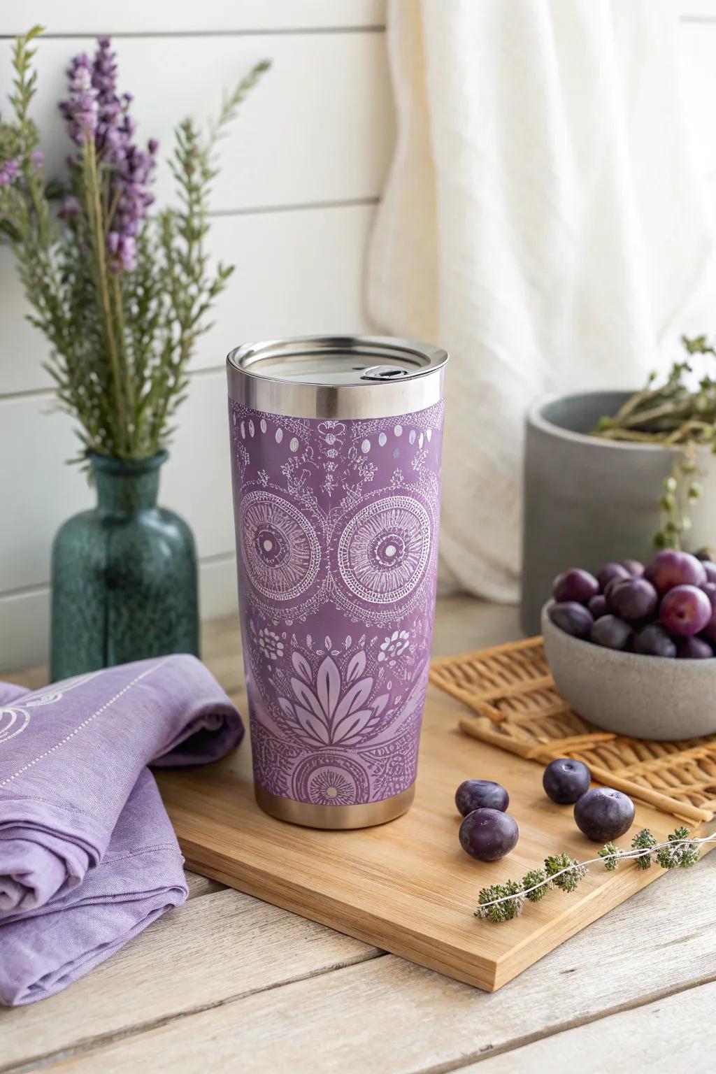 Channel your bohemian spirit with tumblers that embody creativity and freedom.