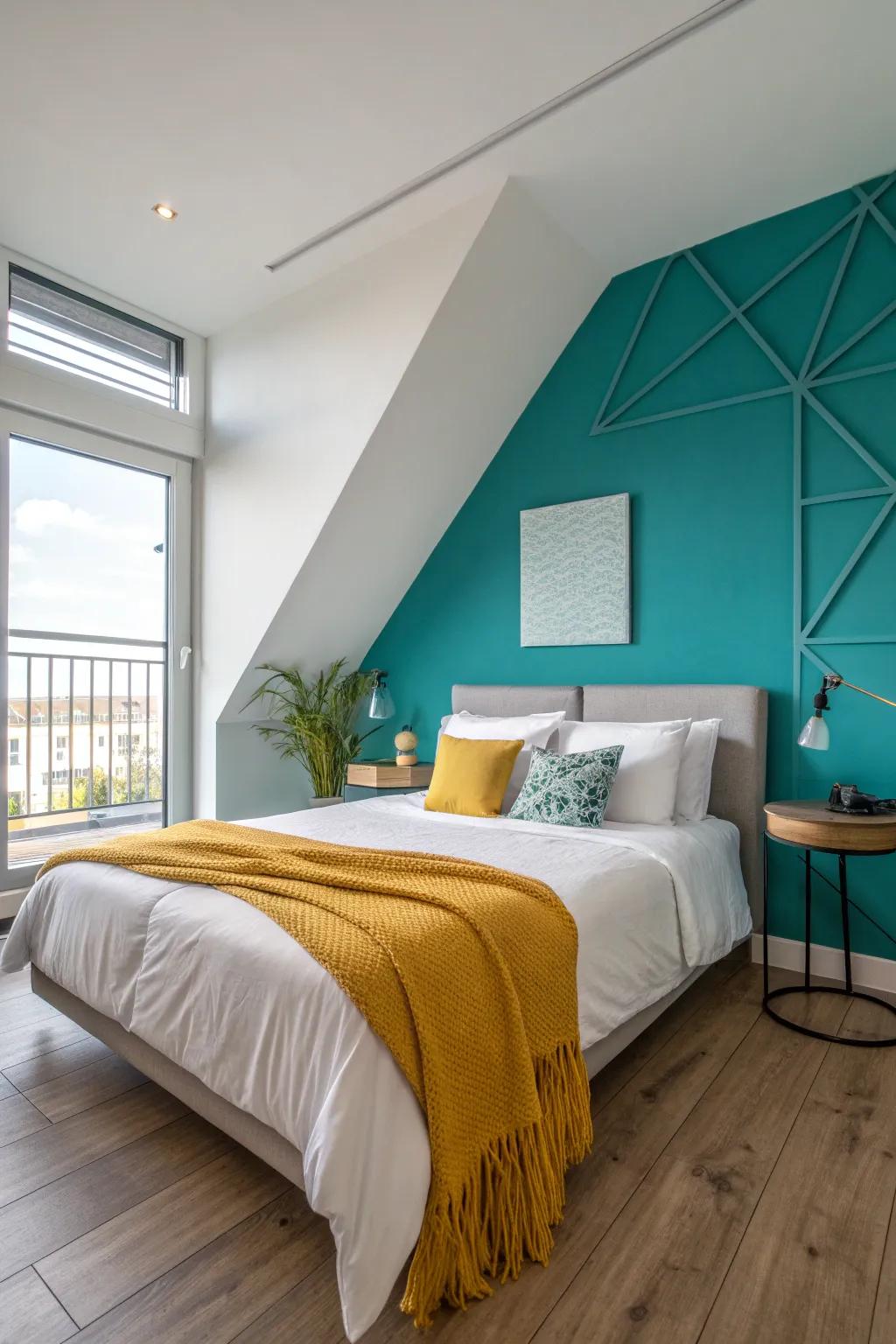 Find tranquility in a modern, minimalist bedroom that's all about clean lines and calm vibes.