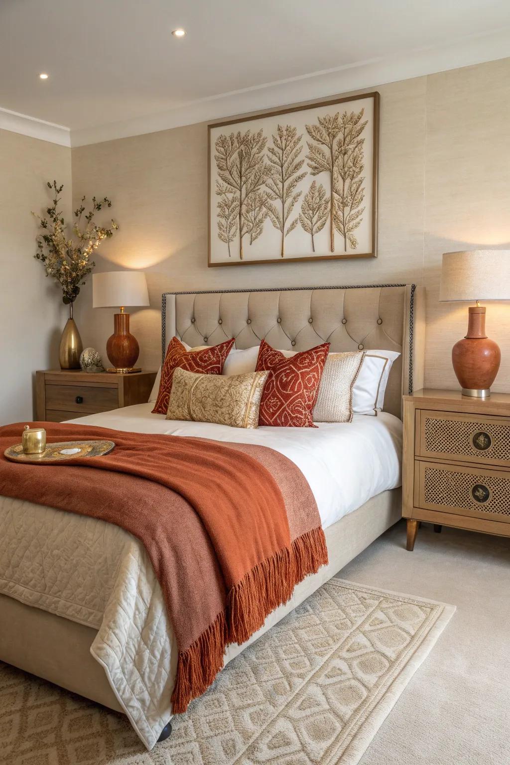 Energize your space with color accents that harmonize and invigorate.