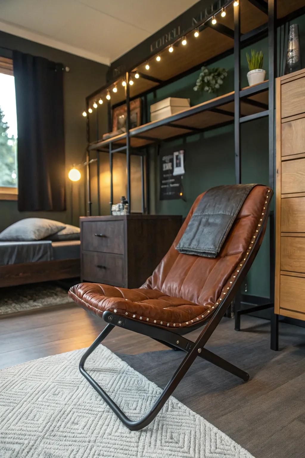 Compact seating solutions offer flexibility and style in small spaces.