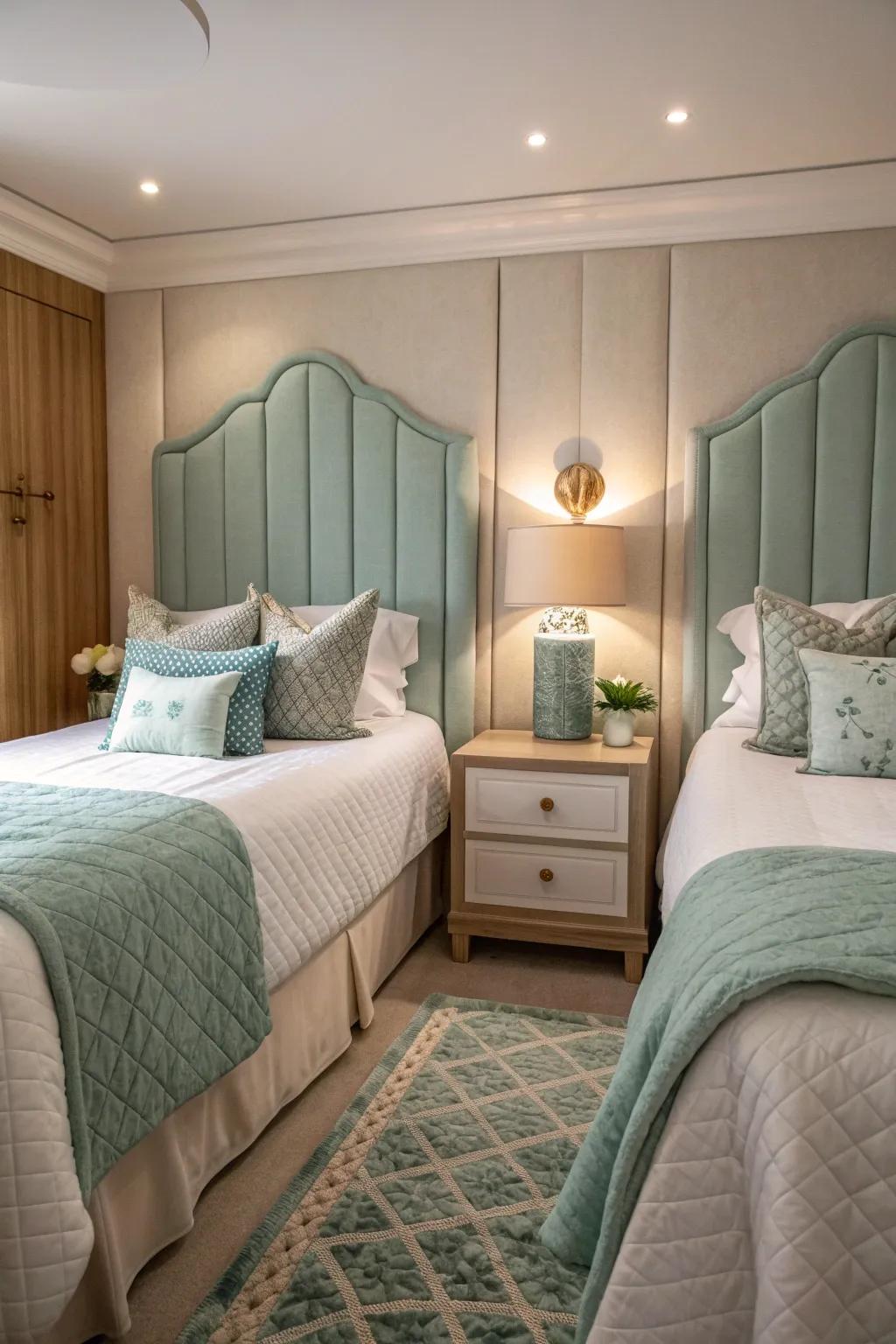 Personalized spaces celebrate individuality within shared rooms.