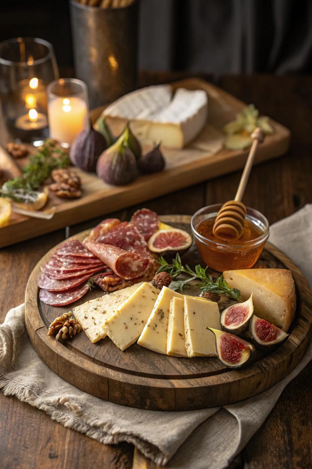 Savor the rich flavors of a rustic meat and cheese sampler that’s perfect for Easter.