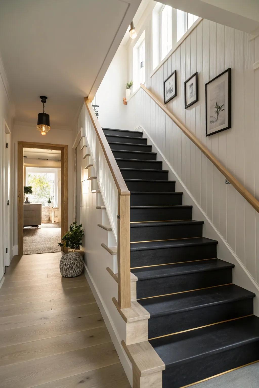 Bold black beauty makes a dramatic statement, perfect for those who dare to be different. 🖤 #BoldDesign #DramaticInteriors