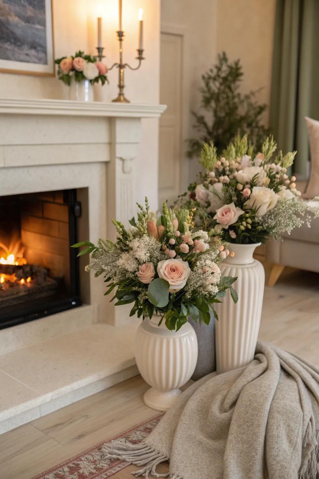 Symmetrical arrangements bring balance and harmony to your home decor.