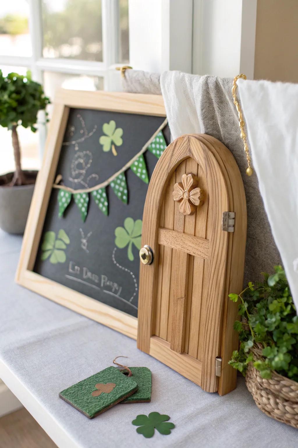 Open the door to imagination with magical fairy doors on your chalkboard. ✨🔑 #FairyTales #CreativeDecor