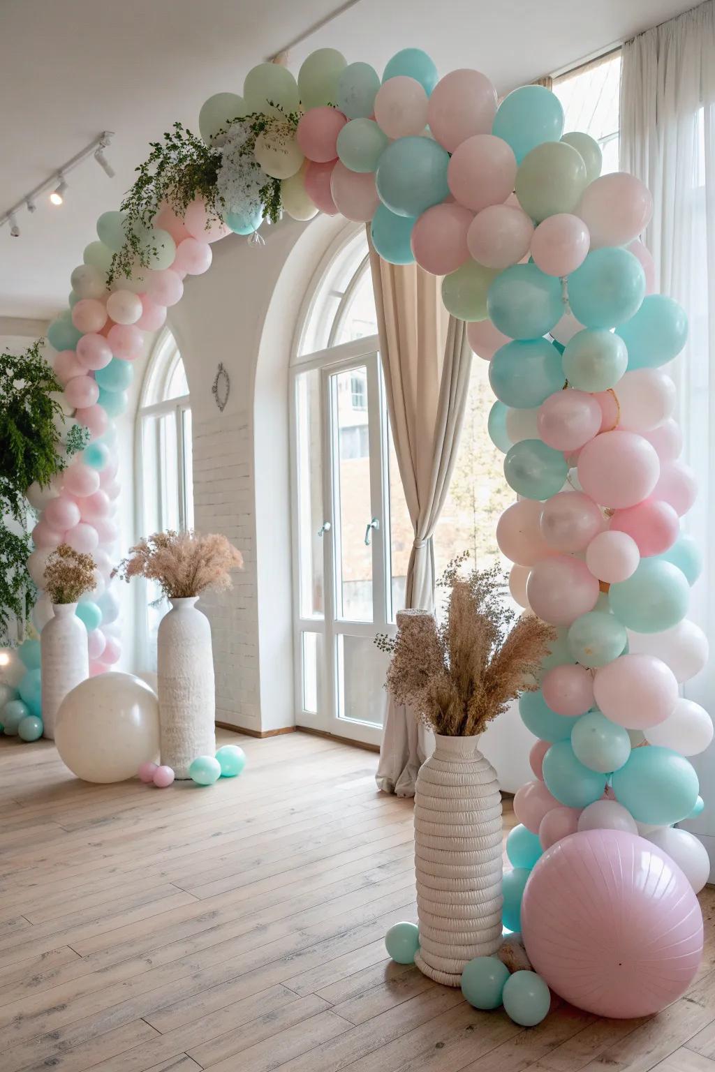 Create a magical balloon wonderland that will leave kids in awe and set the perfect party scene.