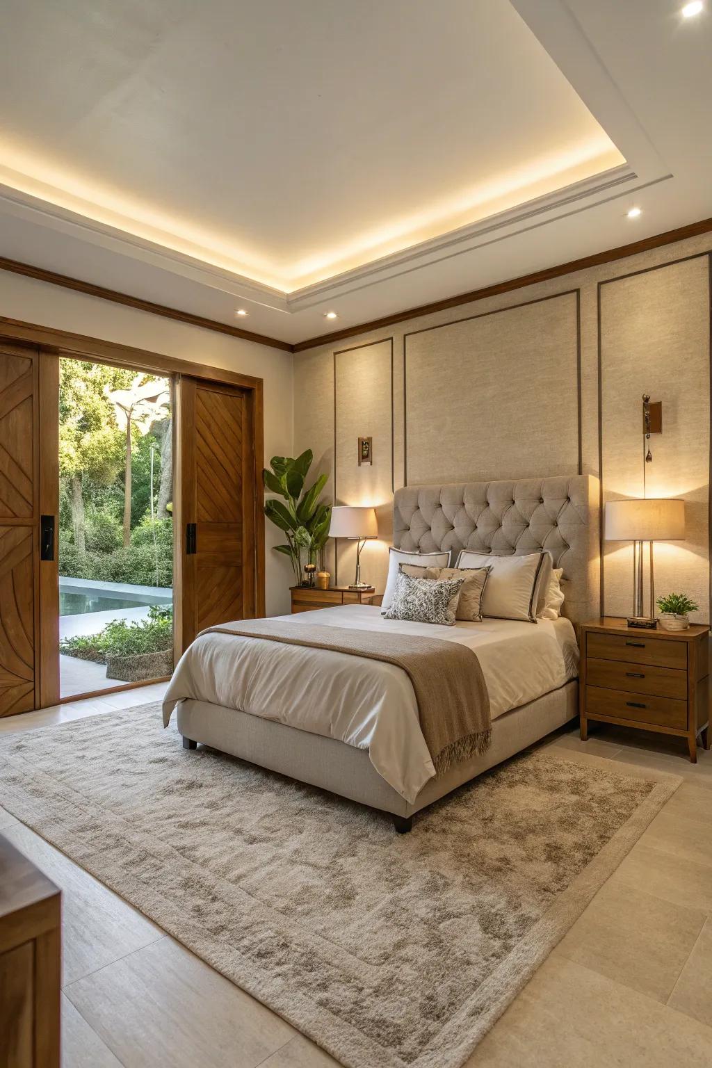 Master the art of bed placement by choosing the commanding position for ultimate security and peace.