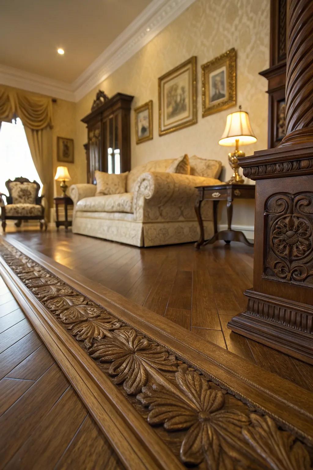 Embrace traditional elegance with Colonial-style moldings that add a timeless touch to your interiors.