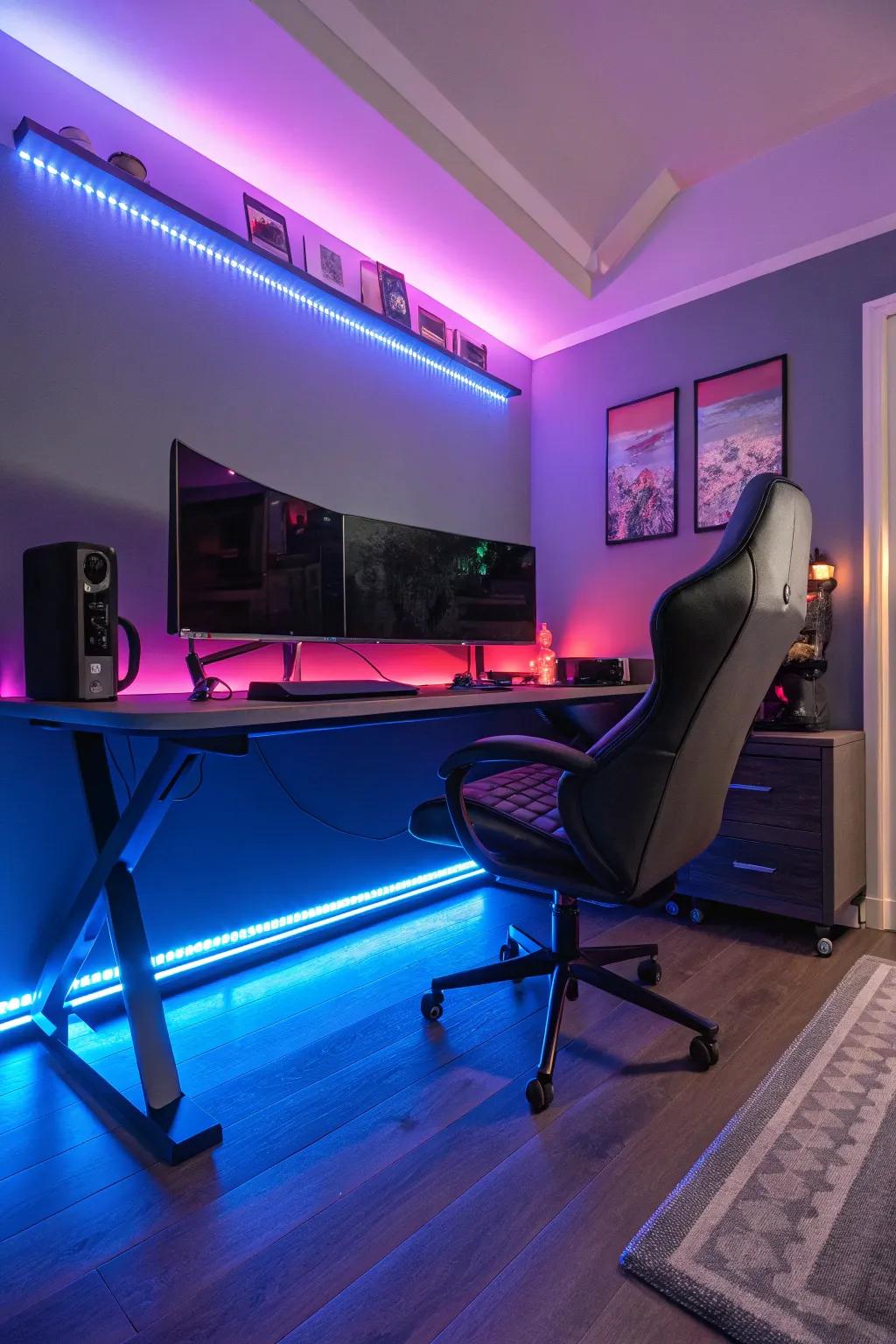 Dive into an immersive world with customizable RGB lighting.