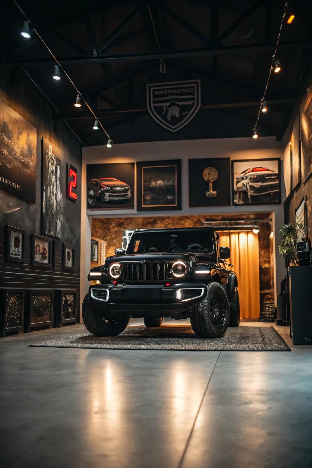 Turn your garage into a showroom, where your vehicle takes center stage.