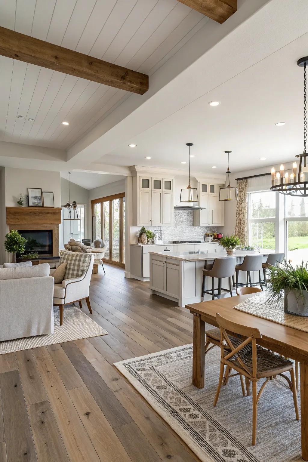 Open spaces invite warmth and connection, perfect for lively gatherings and cozy family moments.