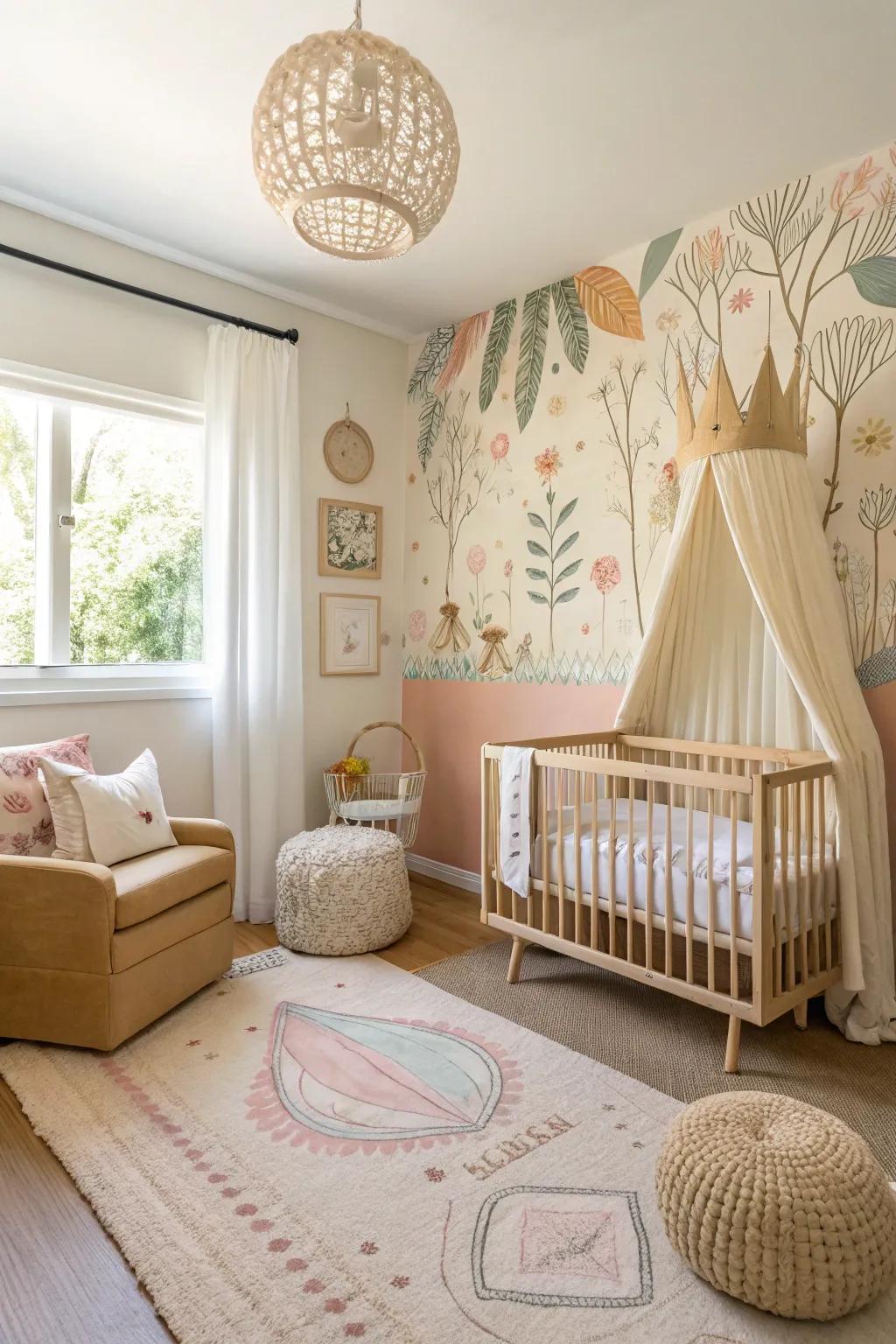 Create a nursery as unique as your little one by mixing and matching themes for endless creativity. 🎨 #PersonalizedNursery #CreativeDesign