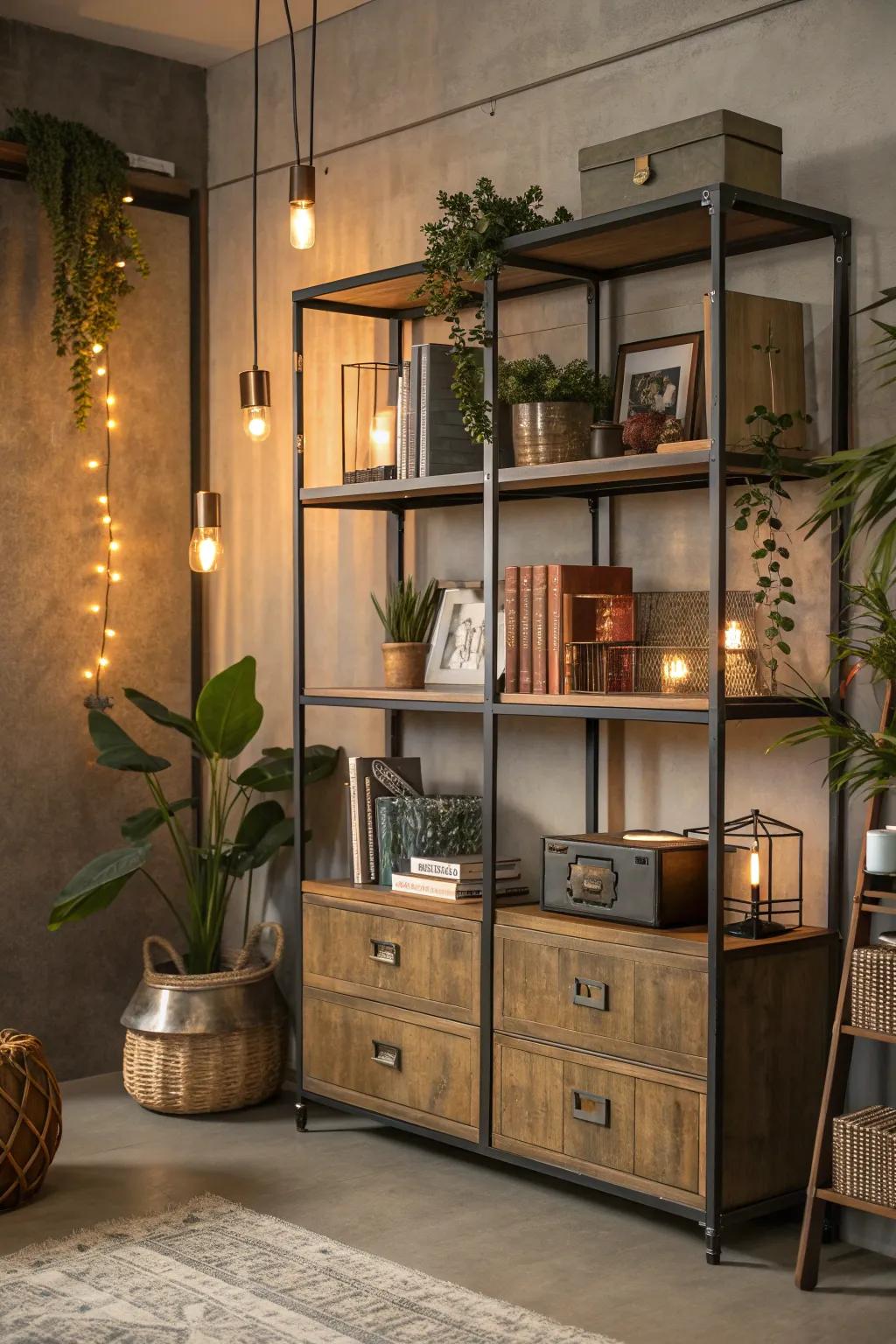 🧩 Embrace flexibility with modular shelving that evolves with your storage needs. #ModularDesign #FlexibleStorage