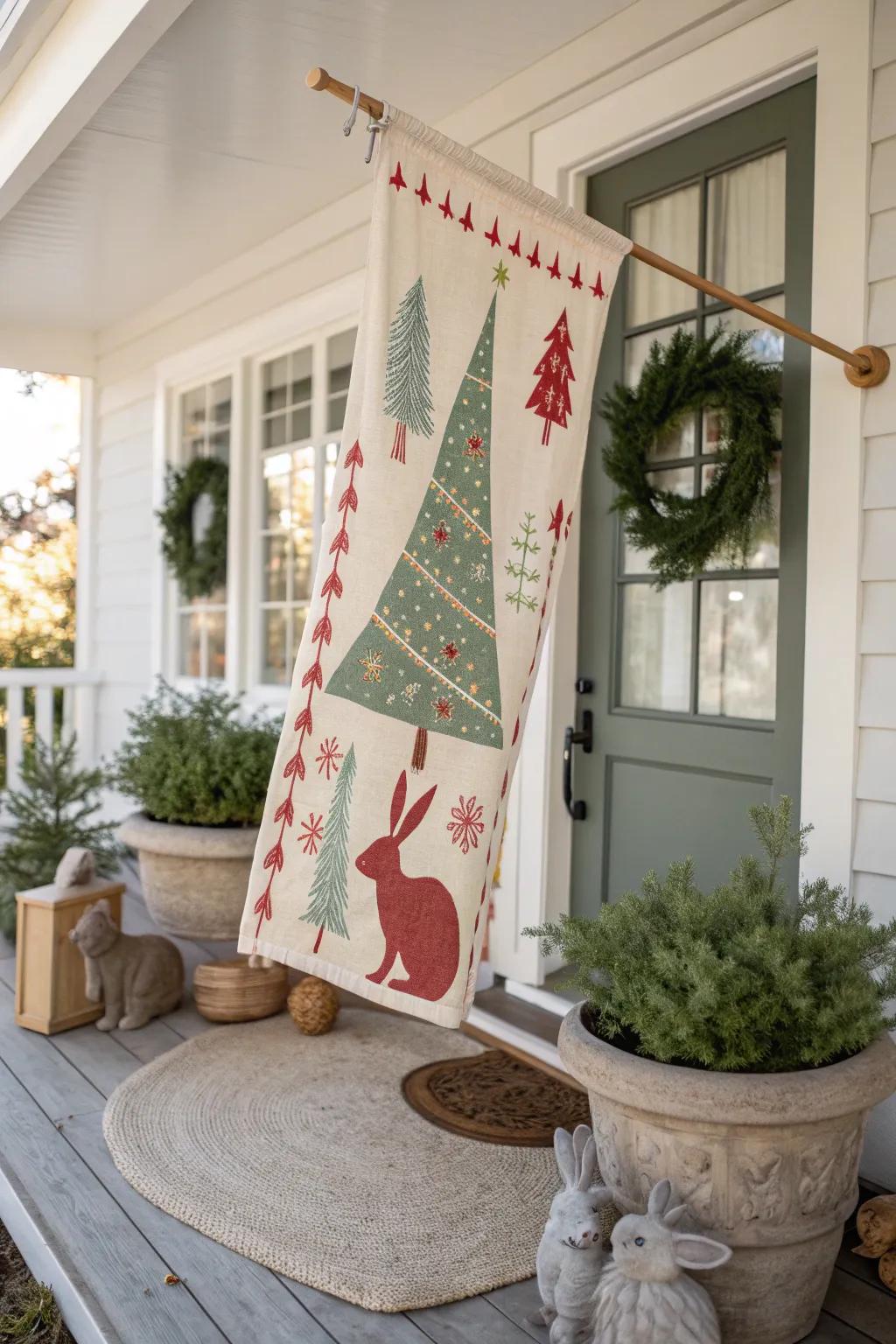 Holiday flags bring festive cheer to your home, making every celebration more special.