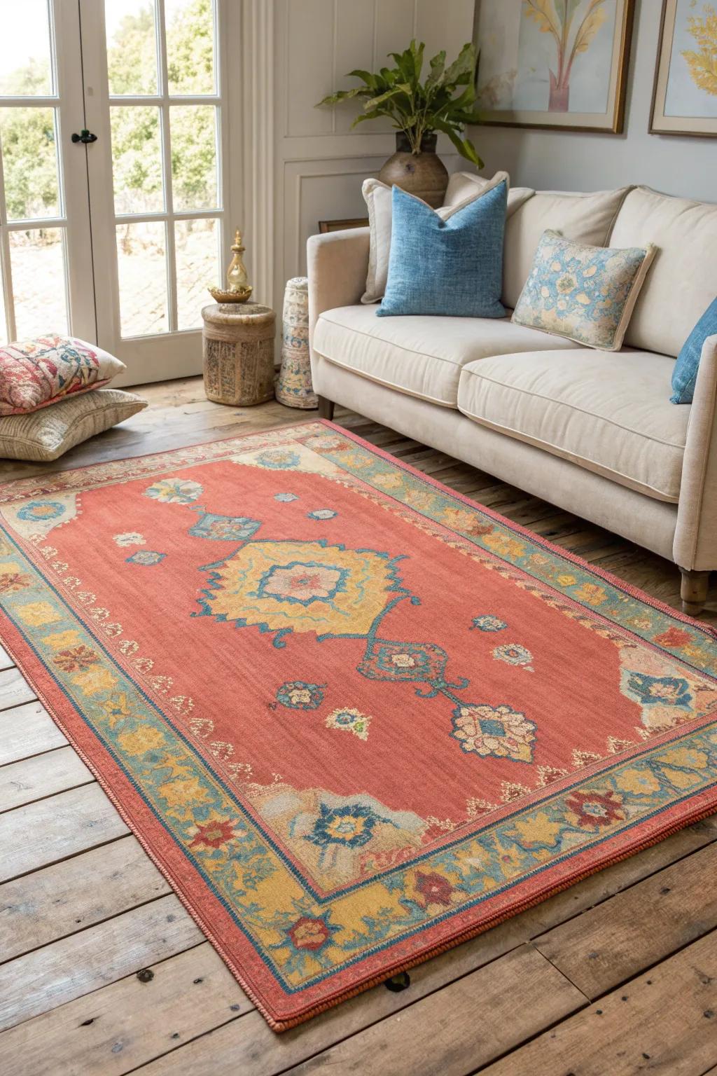 Subtle hues set a calming tone, perfect for a relaxing and inviting atmosphere.