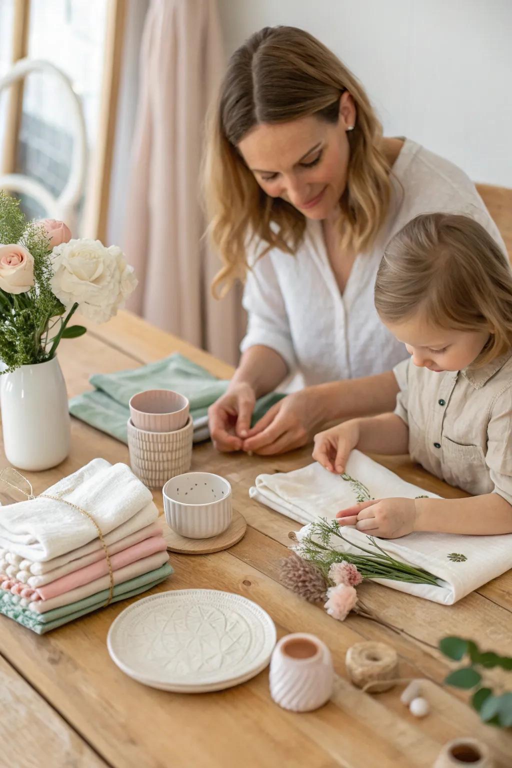 Crafting is a wonderful way to bond with mom and unleash your creativity together.