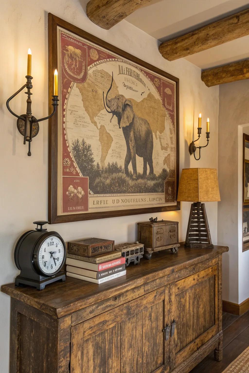 Step back in time with vintage-inspired animal posters that add nostalgic charm. 🕰️ #VintageVibes #AnimalArt