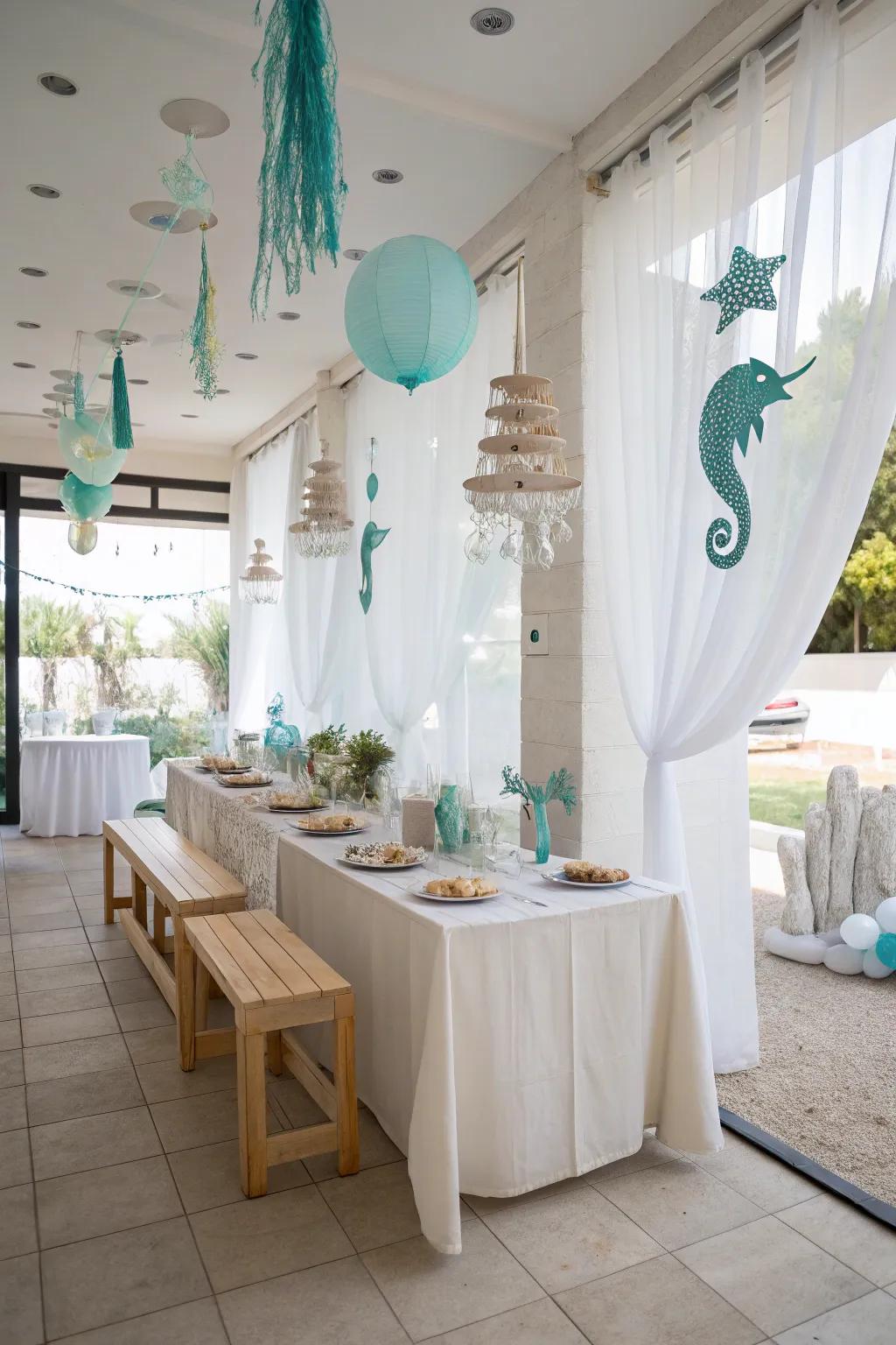 Bring the ocean to your party with an under the sea extravaganza that's both fun and educational.