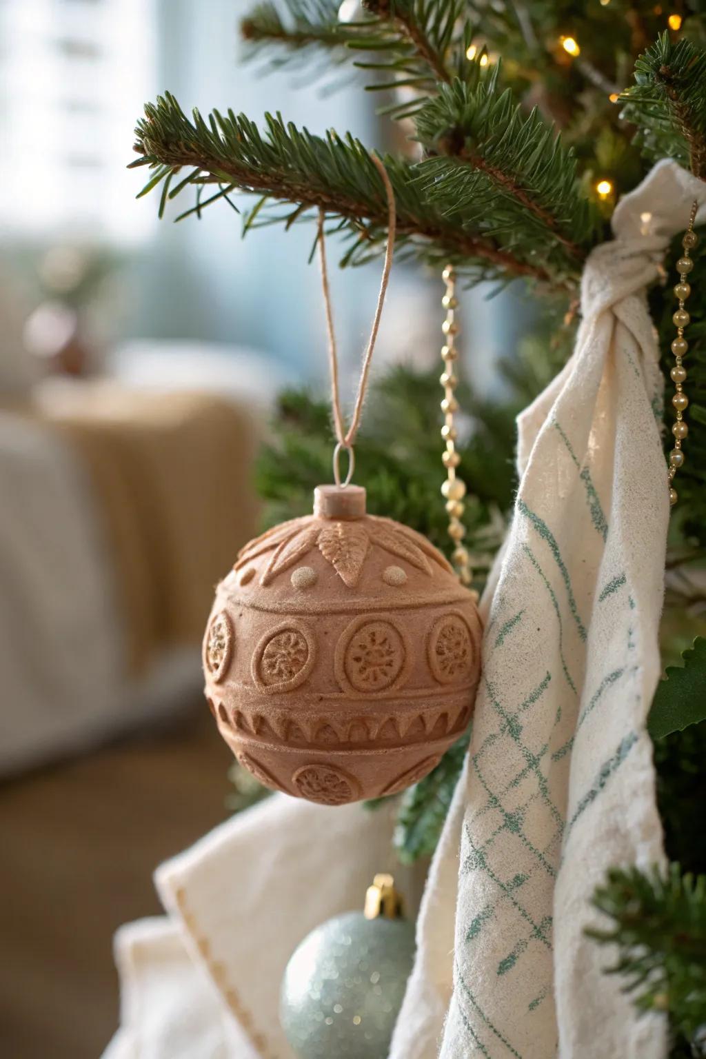 Enhance your tree with charming homemade ornaments that showcase your creativity. 🎄✨ #ChristmasCrafts #DIYOrnaments #FestiveFun
