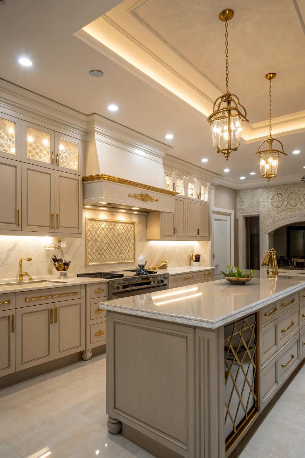 Recessed lighting delivers a streamlined look with effective illumination. #InteriorDesign #LightingSolutions