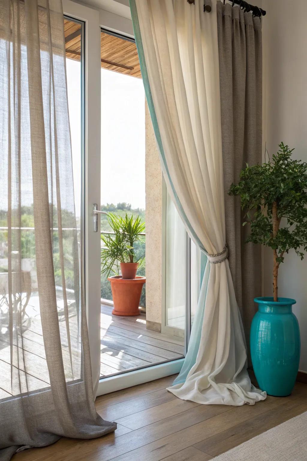 Neutral curtains are the ultimate versatile choice for any interior. #NeutralDecor #HomeInspiration